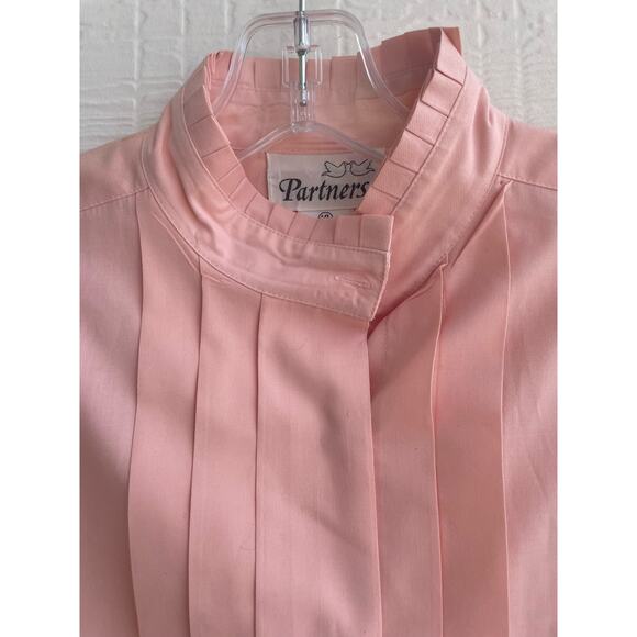 Partners pale pink Tuxedo front long sleeve ladies 14 - Picture 3 of 11